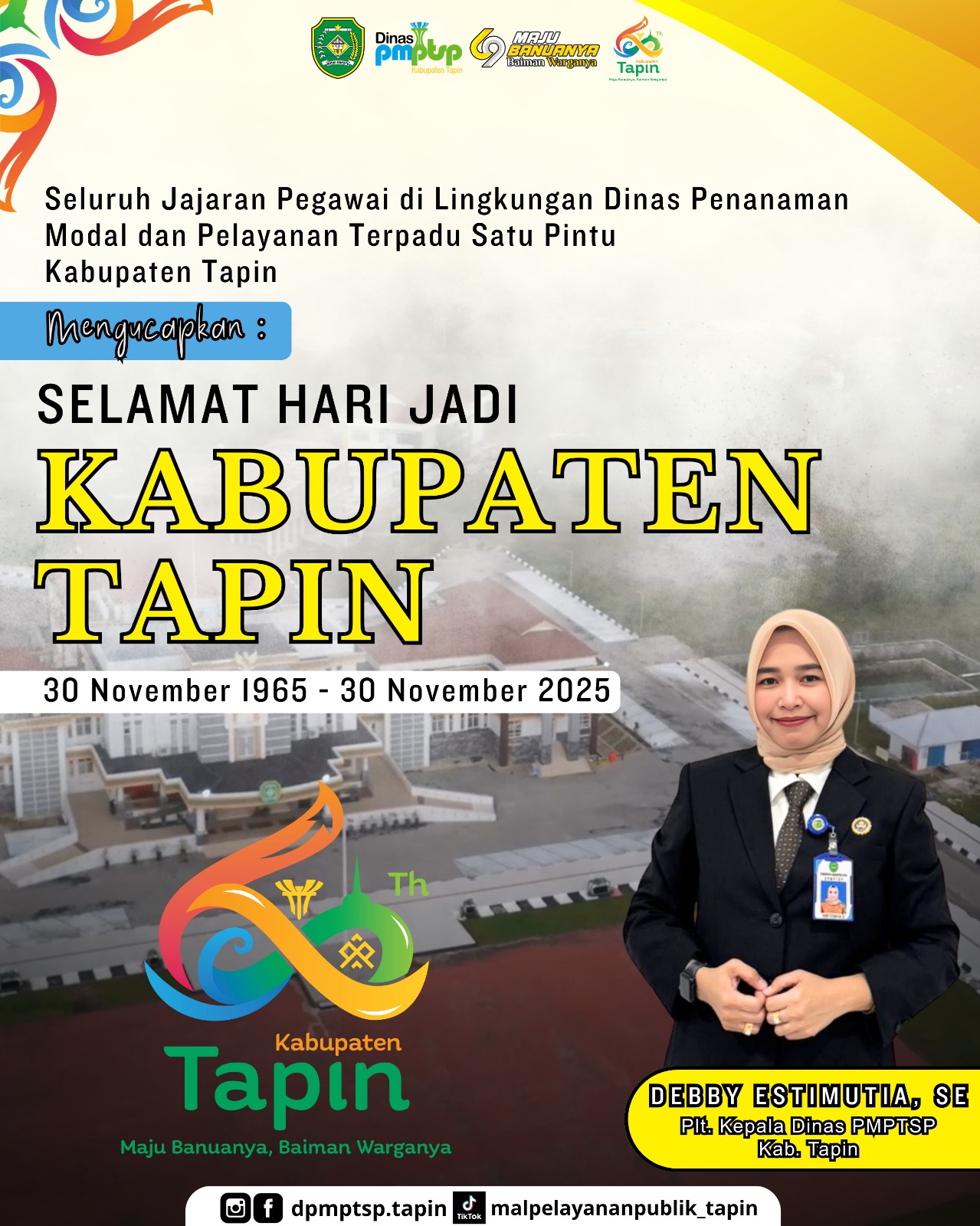 SELAMAT HARI JADI KABUPATEN TAPIN KE-60