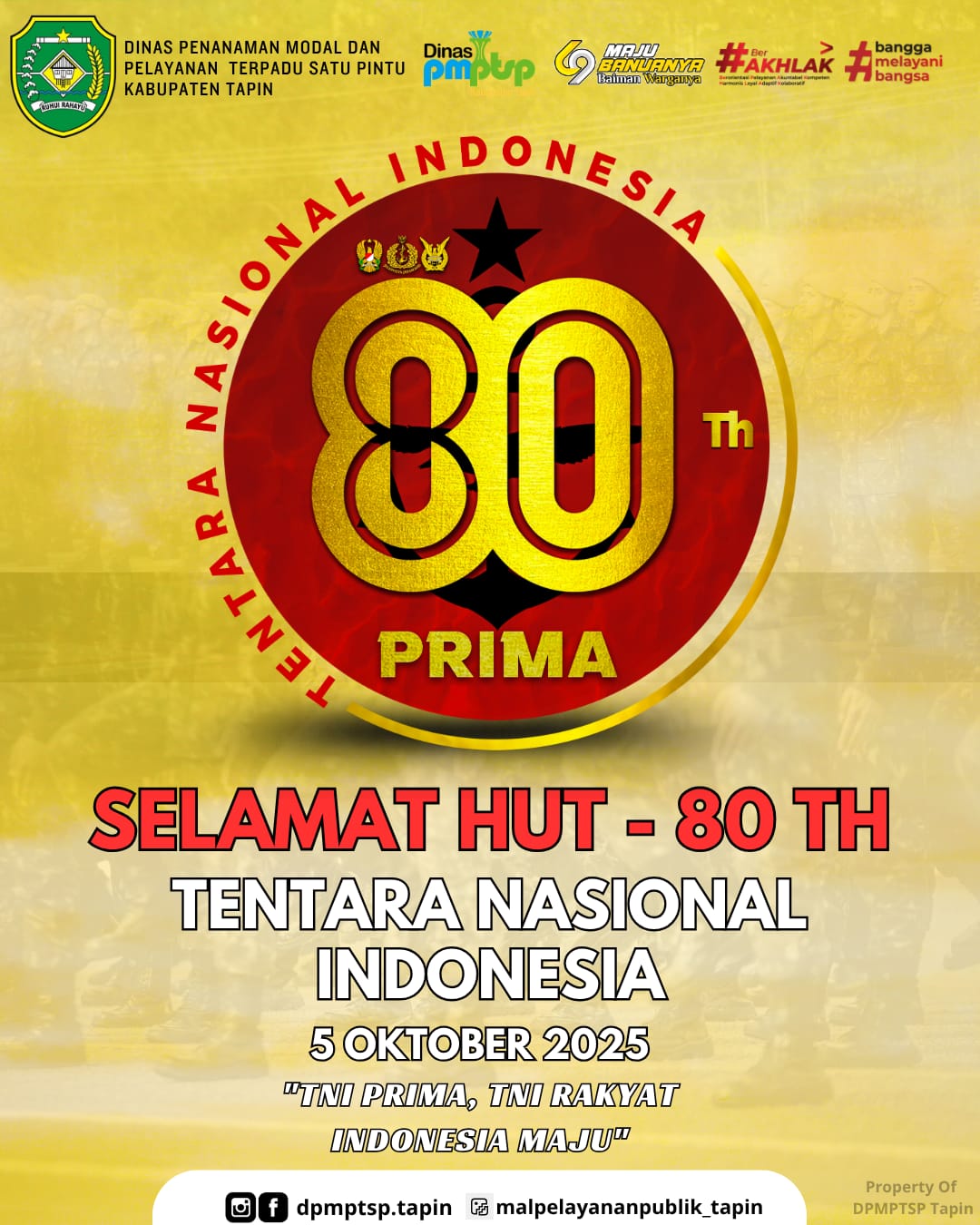 HUT TNI Ke-80