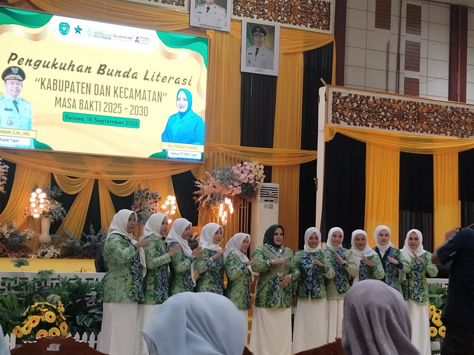 Pengukuhan Bunda Literasi Kabupaten dan Kecamatan Masa Bakti 2025-2030