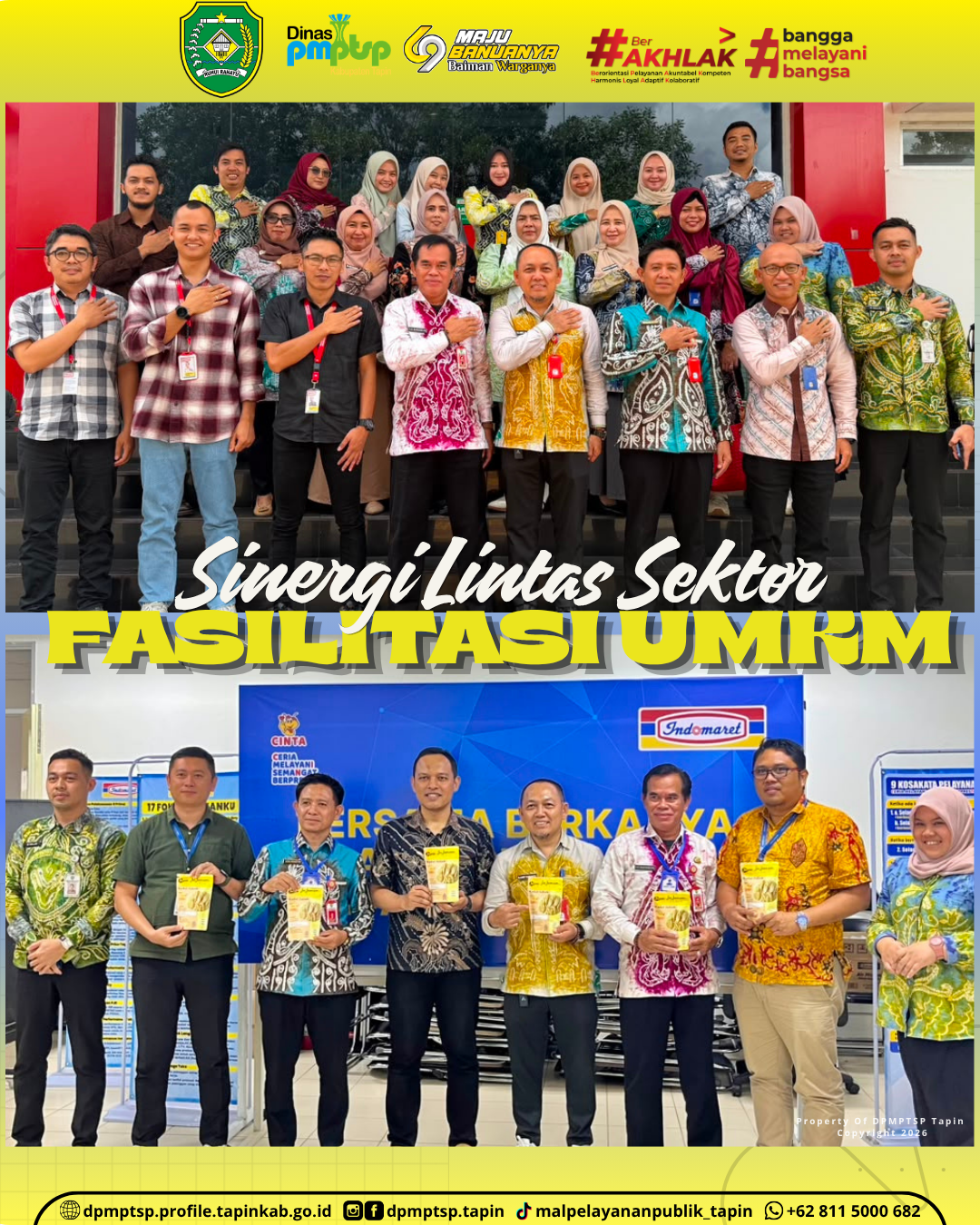 Sinergi Lintas Sektor Dukung Fasilitasi UMKM Kabupaten Tapin