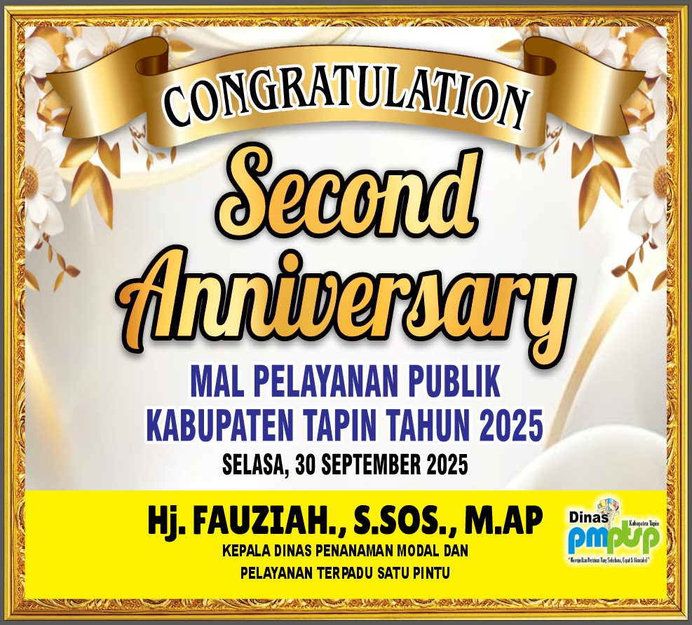Second Anniversary Mal pelayanan Pubik Kab.Tapin